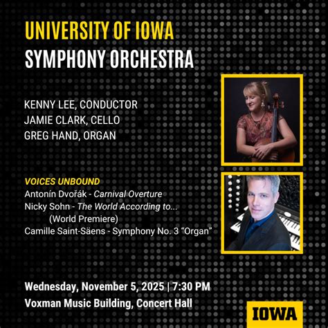 Ui Symphony Orchestra School Of Music College Of Liberal Arts And
