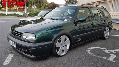 Vw Golf Mk3 Variant Static On Porsche Rims Tuning Story By Thomas Youtube