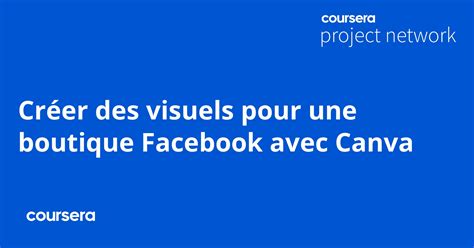 Créer des visuels pour une boutique Facebook avec Canva