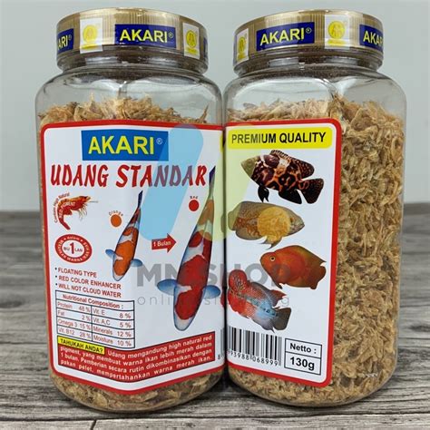 Jual Akari Udang Standar 130gr Pakan Ikan Pakan Ikan Predator Shopee