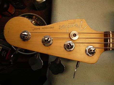 P Bass Headstock Am Std P Bass Headstock Roadside Guitars Flickr