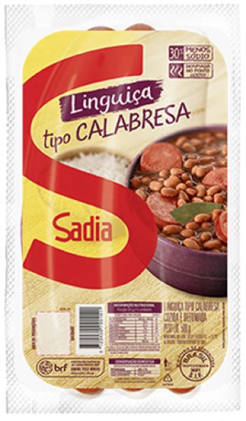 Lingui A Tipo Calabresa Sadia G Primo Supermercado