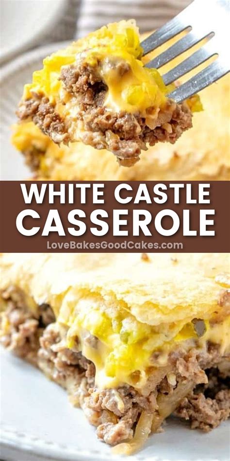 White Castle Casserole | Easy casserole recipes, Beef recipes easy, Cooking