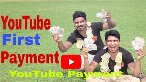 My First Payment From Youtube Youtube Earning Youtube Money First