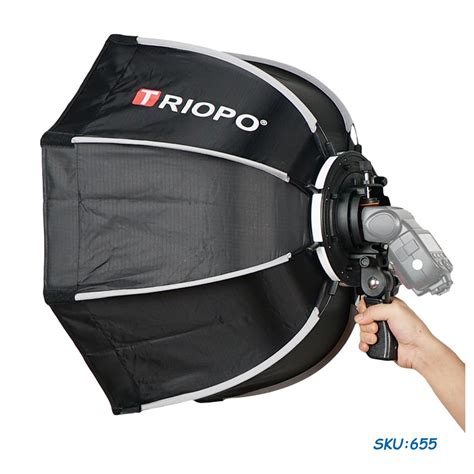 Octabox Triopo Cm Softbox Para Speedlight Bowens