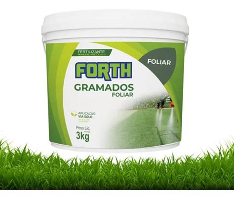 Adubo Fertilizante Forth Gramados Foliar 3kg Maxgreen