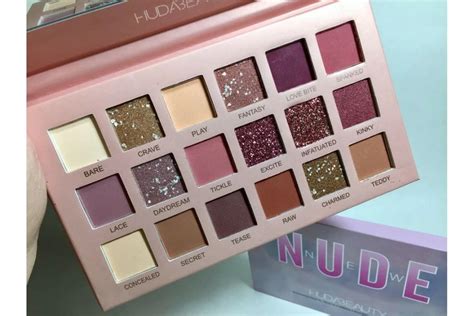 Палетка теней Huda Beauty Nude Palette из 18 оттенков купить с