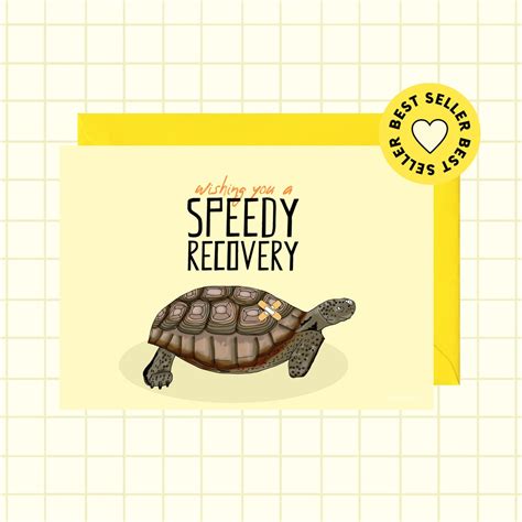 Speedy Recovery Card Greeting Cards T For Him T For Her