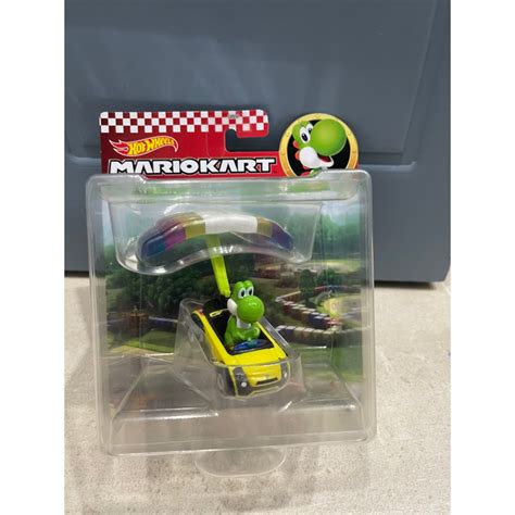 Xe Mô Hình đồ Chơi Hotwheels 1 64 Mario Kart Yoshi Sports Coupe Parafoil Shopee Việt Nam