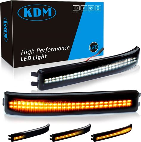 Amazon Kdm Led Sequential Switchback Side Mirror Marker Reflector