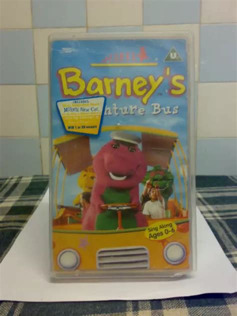 BARNEY S ADVENTURE BUS VHS Rare Pink Tape 9 99 PicClick UK