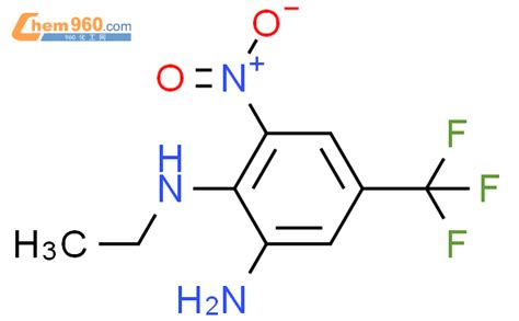 17661 67 512 Benzenediamine N2 Ethyl 3 Nitro 5 Trifluoromethyl 化学式