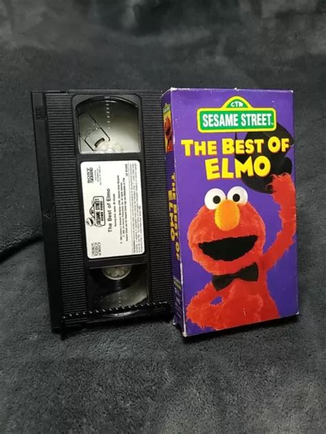 Sesame Street The Best Of Elmo Sesame Street Vhs Closed Captioned