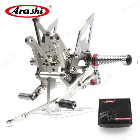 Arashi Z1000 2014 2017 CNC Adjustable Footrest For KAWASAKI Z 1000 2014