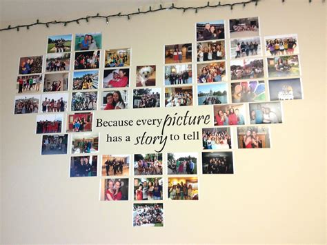 DAANIS: Photo Collage Picture Wall Ideas No Frames