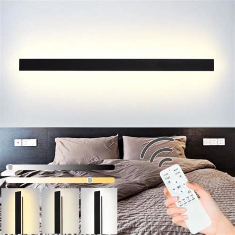 Applique Murale Dimmable Interieur Avec Télécommande Lampe Murale Led