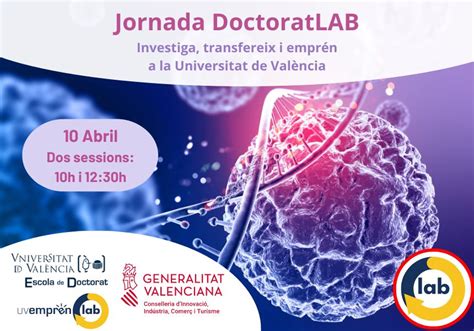 El De Abril Se Celebrar La Jornada Doctoratlab Investiga