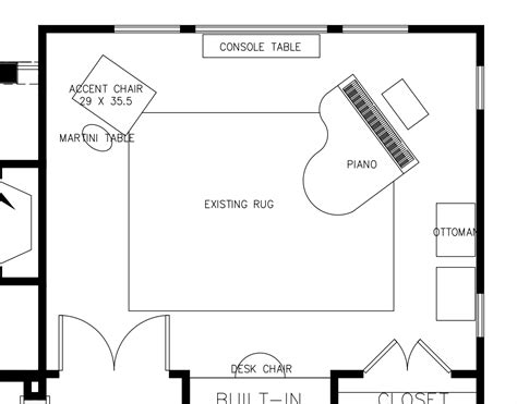 Music Room Furniture Layout