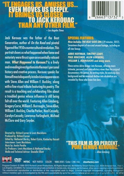 What Happened To Kerouac Collector S Edition Dvd Dvd Empire