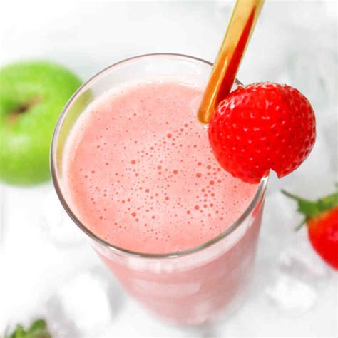 Smoothie De Morango Receita Simples De Smoothie Com 4 Ingredientes