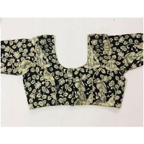 Cotton Black Printed Kalamkari Blouse At Rs Piece In Malkajgiri