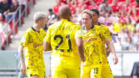 BVB siegt deutlich gegen Schott Mainz Verletzung trübt den Erfolg im