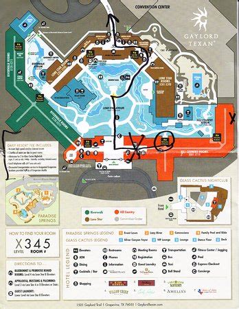 Gaylord Texan Resort Map