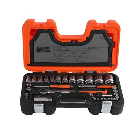 Bahco 1 2 And 1 4 Socket And Bit Set 56 Piece S560 CEF