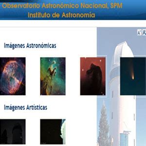 Galeria del Observatorio Astronómico Nacional SPM del Instituto de