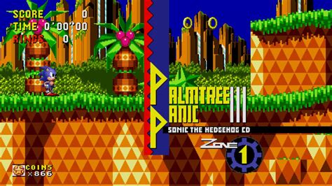 Sonic Origins Palmtree Panic Zone Sonic Cd Youtube