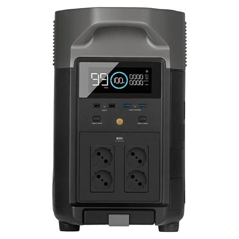 EcoFlow Powerstation Delta Pro 3 600 Wh Grau Schwarz Nennleistung 3