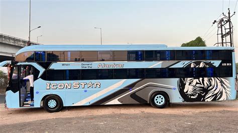 New Luxury Bus Alankar Travels Icon Star Most Luxurious Bus