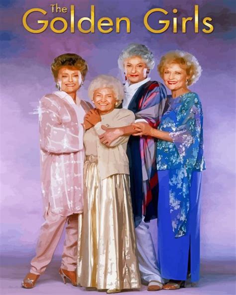 The Golden Girls Sitcom Paint By Numbers - Numeral Paint Kit