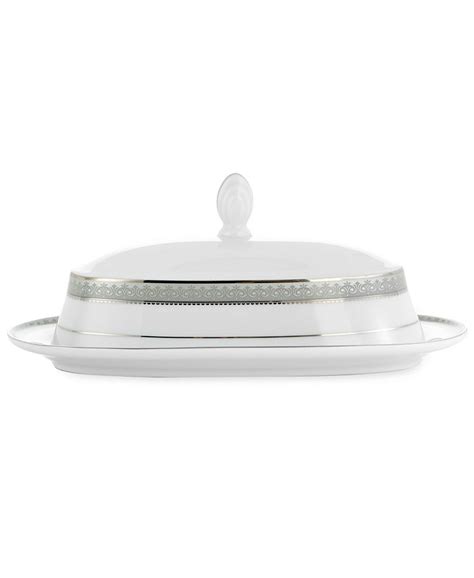 Mikasa Platinum Crown Butter Dish Macys