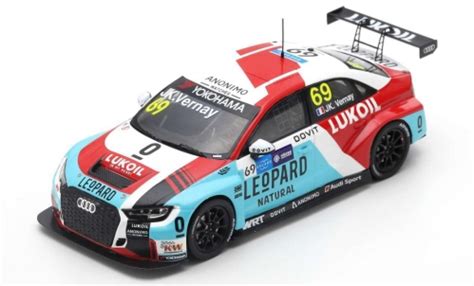 Coche Miniatura Audi RS3 1 43 Spark LMS No 22 Comtoyou Racing WTCR