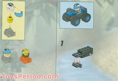 LEGO Zero Tornado And Hot Rock Instructions And Parts List