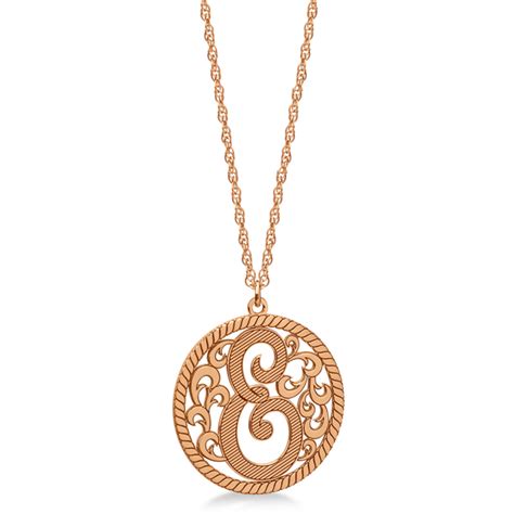 Gold Monogram Necklace 14k | semashow.com