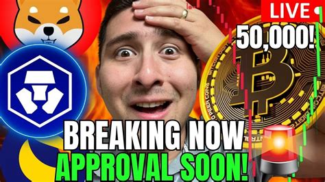 Crypto Pumping 🔴sec Bitcoin Etf Approval Coming Youtube