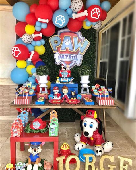 Ideas Para Una Fiesta De Paw Patrol Ni O Centros De Mesa Invitaciones