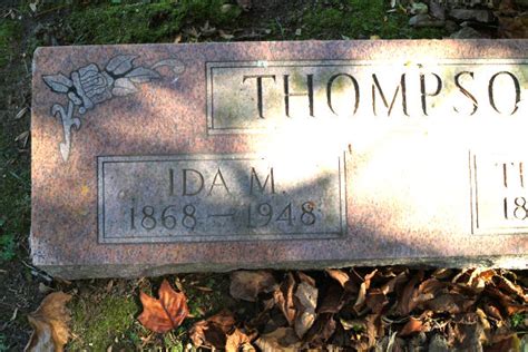 Ida M Utterback Thompson 1868 1948 Monumento Find A Grave