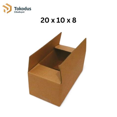 Jual Kardus Box Polos Kardus Packing Kardus Murah Dus Kemasan Uk 20 X 10 X 8 Cm Tokodus