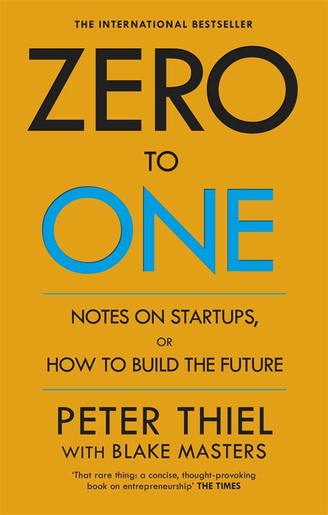 Zero To One By Peter Thiel Penguin Books Australia