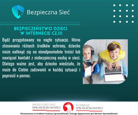 Bezpieczeństwo dzieci w Internecie cz III Bezpieczna sieć