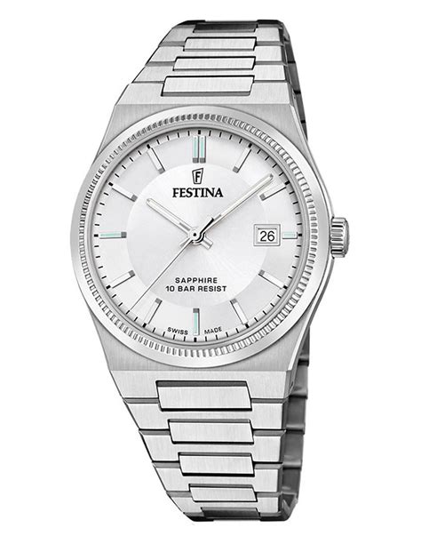 Festina Watch F Swiss Made Men S White Dial