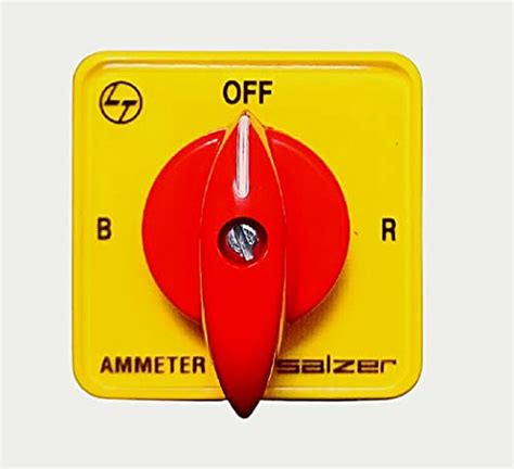 Salzer L T A Ass Ammeter Selector Switch Line Currents With Off