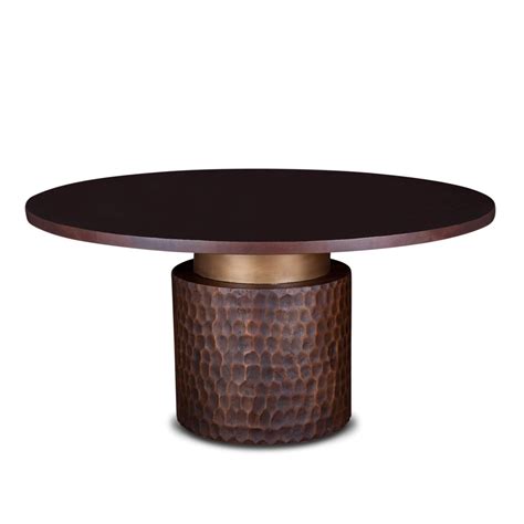 Loon Peak Haigh Round Solid Wood Top Metal Base Dining Table Reviews