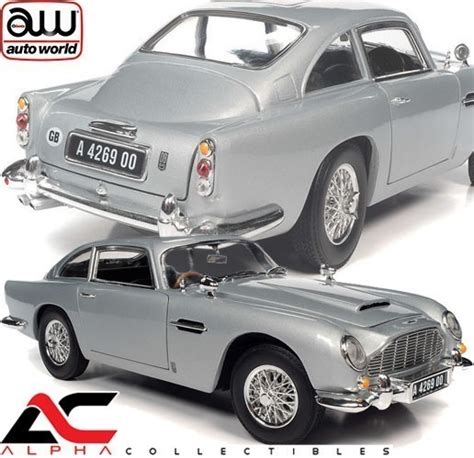 Alpha Collectibles 118 Scale Models 1964 Aston Martin Db5 James