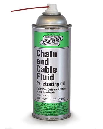 Amazon Chain Cable Penetrating Fluid Lubriplate Aerosol Oz