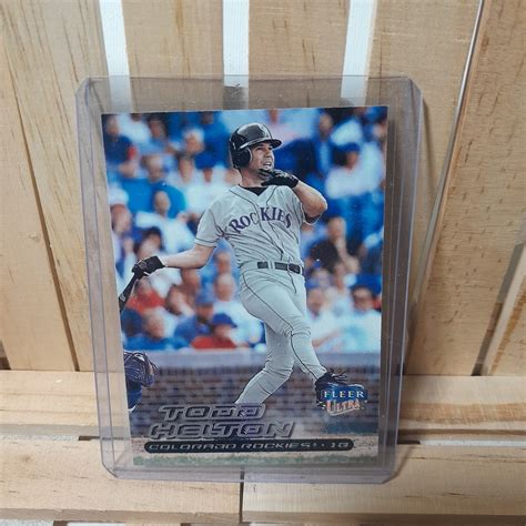 Todd Helton 2000 Fleer Ultra Base Set Baseball Card Colorado Rockies