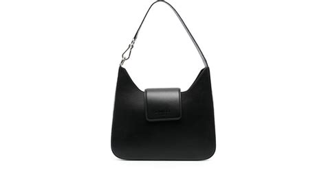 Lancel Leather Sixtine De Tote Bag In Black Lyst